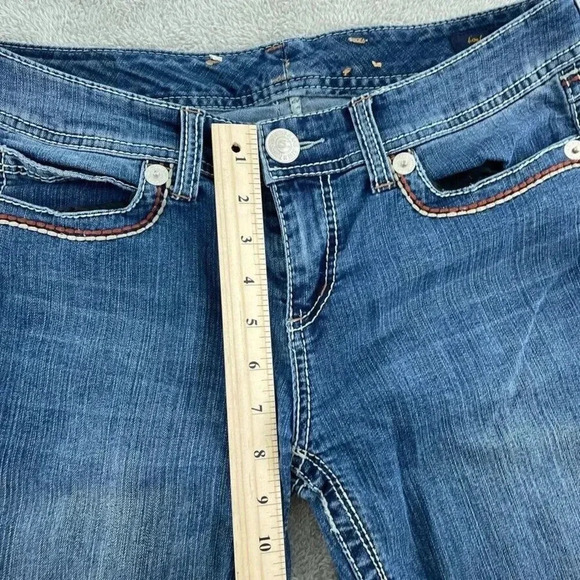 Seven7 Bootcut Jeans Womens 30 Blue 4398 - Picture 4 of 10